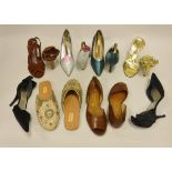 A collection of ladies' court shoes, to include Charles Jourdan, L K Bennett etc,