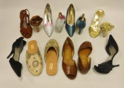 A collection of ladies' court shoes, to include Charles Jourdan, L K Bennett etc,