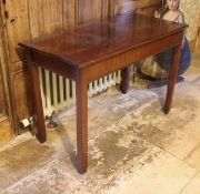 A mahogany centre table in the Provincial Chippendale taste,