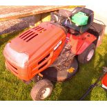 An MTDJ136 ride on lawnmower,