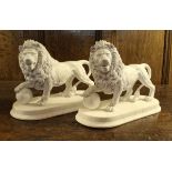 A pair of Royal Doulton "The Lion's Mound" (HN5747), 200 year limited Commemorative edition No'd.