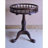 A modern mahogany occasional table in the George III taste,