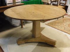A Victorian pine snap top breakfast table