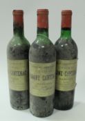 Chateau Bran-Cantenac Margaux 1970 x 3