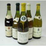 Eight various wines to include Clos Vougeot Pierre Ponelle 1966 x 1,