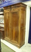 A 19th Century French walnut armoire