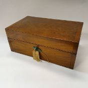 A 19th Century mahogany writing slope