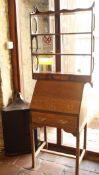 A 20th Century oak bureau,