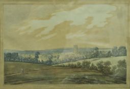 AFTER J. FARINGTON "Cirencester" coloured engraving by J. C.