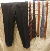 A box of assorted men's ties to include Polo by Ralph Lauren, Levine, Pakeman, Cato & Carter, etc,