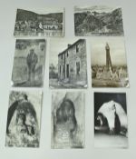 A collection of early 20th Century and later postcards to include Oxford Pageant Series circa