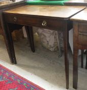 An early 19th Century single drawer side table