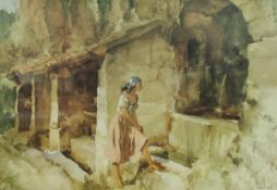 AFTER WILLIAM RUSSELL FLINT "Woman at the Well",