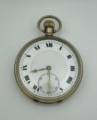 A George V 9 carat gold cased pocket watch,