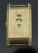 A 9 carat gold cased Rolex jump hour wristwatch, the case stamped "RWC Ltd" and No'd.