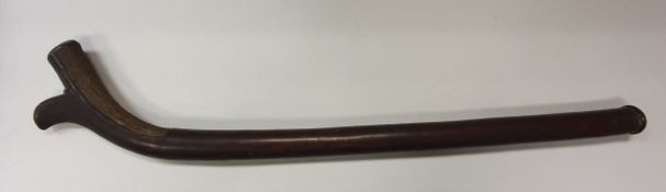 A 19th Century Fijian Kiakavo (gun stock) war club,