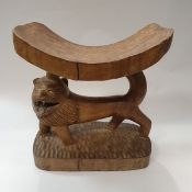 An Ashanti chieftan type stool,