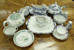 A Wood and Sons "Yuan" pattern part dinner service,