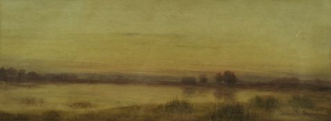 ALICE M BOYD "Landscape depicting a view across a lake",