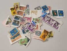 A collection of mid 20th Century and later South African Rhodesian etc stamps together with two