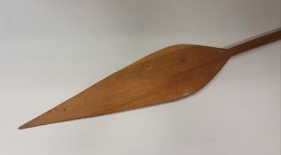 A South Seas tribal paddle,