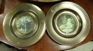 A pair of "Trafford" Old Master plaques and further prints