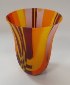 RUTH SHELLEY (Contemporary) 2015 British Biennale award winner - a kiln formed glass vessel with