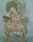 ALISTAIR CRAWFORD "The Infanta of Sitges, Asleep 1994", pastel, signed lower right,