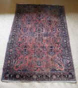 A circa 1920's Persian rug,