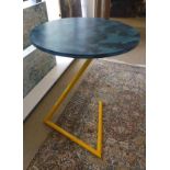 An occasional table in the modernist style,