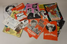 A collection of various souvenir show programmes including various shows with stars Acker Bilk,