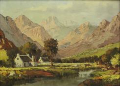 HARRO HEINZ THEODORE FROMME "South African landscape",