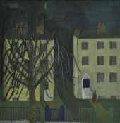 IN THE MANNER OF MARY FEDDEN "A Nocturnal Visitor", watercolour, bears signature,