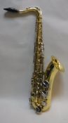 A Yamaha YTS-25 gold lacquered tenor saxophone, Serial No.