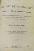 Three 19th Century volumes entitled "The History of Freemasonry",