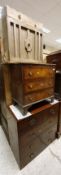An early 20th Century walnut bachelors chest,