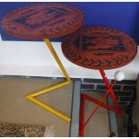 A painted occasional table,