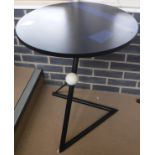 An occasional table in the modernist style,