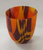 RUTH SHELLEY (Contemporary) 2015 British Biennale award winner - a kiln formed asymetrical glass