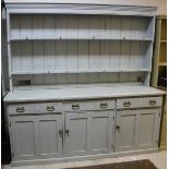 A modern painted pine dresser,