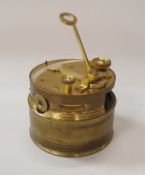 A brass cased pocket sextant by Dolland of London