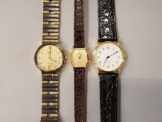 An Orient quartz watch, a Raymond Weil ladies watch,