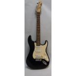 A Fender Squire Strat electric guitar, Serial No.