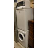 A Bosch Max 6 washing machine, together with an Indesit A Plus Class fridge,