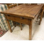 An elm draw leaf kitchen table,