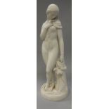 A Victorian Parian ware figure "The Octoroon" after John Bell, Minton,