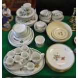 A collection of various dinner wares to include Portmeirion "Botanic Garden",