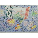 AFTER NICHOLAS HELY HUTCHINSON A limited edition print depicting a fruit bowl with lemons and