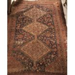 A Persian rug,