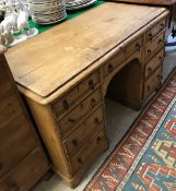 A 19th Century pine desk,